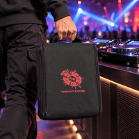 Gipps CDJBAG-LARGE-BLK Large Padded CDJ Carry Bag (Black) - 