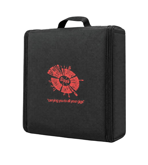 Gipps CDJBAG-LARGE-BLK Large Padded CDJ Carry Bag (Black) - 