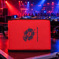 Gipps CDJBAG-LARGE-RED Large Padded CDJ Carry Bag (Red) - 