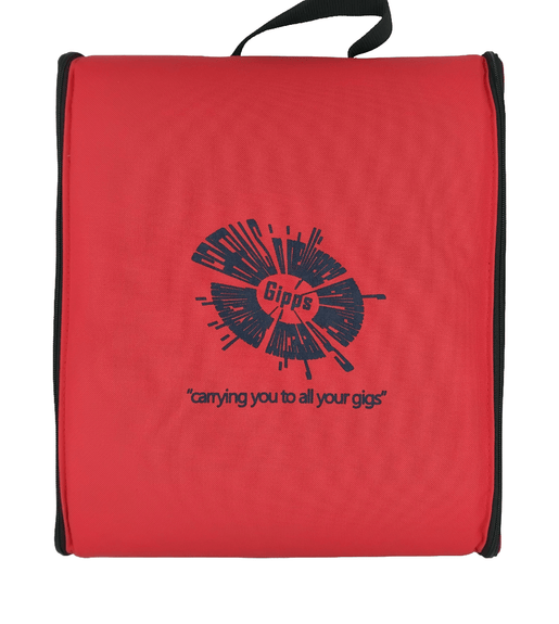 Gipps CDJBAG-LARGE-RED Large Padded CDJ Carry Bag (Red) - 
