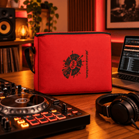Gipps CDJBAG-LARGE-RED Large Padded CDJ Carry Bag (Red) - 