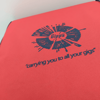 Gipps CDJBAG-LARGE-RED Large Padded CDJ Carry Bag (Red) - 