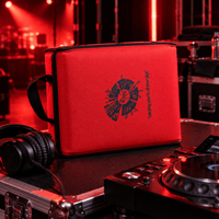 Gipps CDJBAG-LARGE-RED Large Padded CDJ Carry Bag (Red) - 