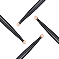 Hanflag HFBF5ABLK Drum Stick 5A Bluefire Series Wooden Tip Black - 