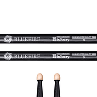 Hanflag HFBF5ABLK Drum Stick 5A Bluefire Series Wooden Tip Black - 