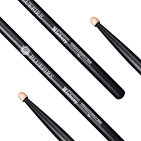 Hanflag HFBF5ABLK Drum Stick 5A Bluefire Series Wooden Tip Black - 