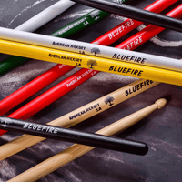 Hanflag HFBF7ANAT Hun Drum Sticks 7A Hickory Wooden Tip Natural - 