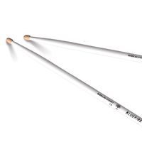 Hanflag HFBF7AWWHT Drum Sticks 7A Blue Fire Wood Tip White - 