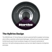 Hartke HD50 50 - watt Bass Combo Guitar Amplifier - 0809164016274
