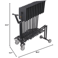 Hercules BSC800 Music Stand Cart for Symphony Stand BS200B PLUS - 635464410319