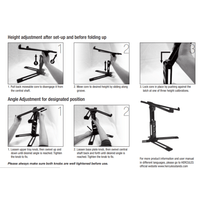 Hercules DG400BB Laptop Stand - 635464466668