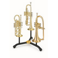 Hercules DS513BB 2 Trumpets Cornets with 1 Flugelhorn Stand with Bag - 635464453194