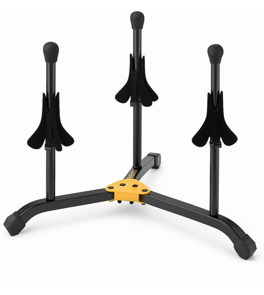 Hercules DS513BB 2 Trumpets Cornets with 1 Flugelhorn Stand with Bag - 635464453194