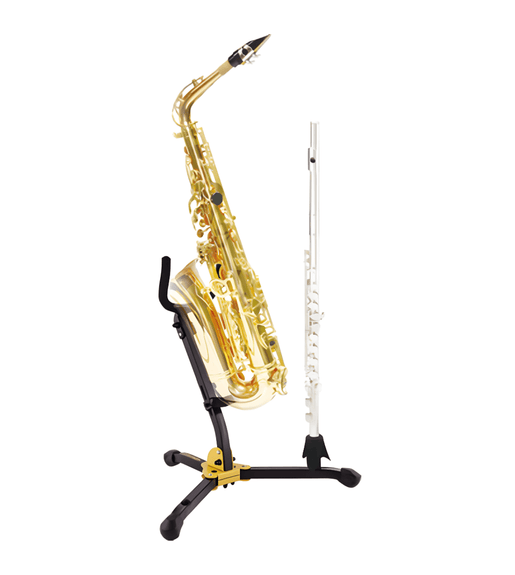 Hercules DS532BB Alto Tenor Saxophone & 1 Clarinet Flute Stand with Bag - 635464453224