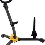 Hercules DS532BB Alto Tenor Saxophone & 1 Clarinet Flute Stand with Bag - 635464453224