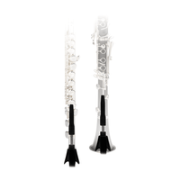 Hercules DS640BB Deluxe Flute/Clarinet Stand with Bag - 635464453620