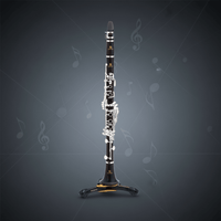 Hercules DS640BB Deluxe Flute/Clarinet Stand with Bag - 635464453620