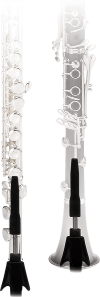 Hercules DS640BB Deluxe Flute/Clarinet Stand with Bag - 635464453620
