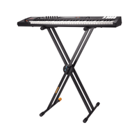 Hercules HER - KS120B Heavy Duty Keyboard Double X Stand - 635464411927