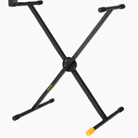 Hercules KS110B EZ - LOK Single X - Braced Keyboard Stand - 635464411910