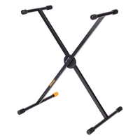 Hercules KS110B EZ - LOK Single X - Braced Keyboard Stand - 635464411910