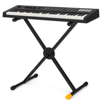 Hercules KS110B EZ - LOK Single X - Braced Keyboard Stand - 635464411910