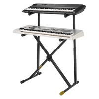 Hercules KS210B Double X Keyboard Stand with second Tier - 635464412061