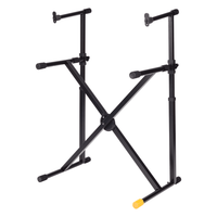 Hercules KS210B Double X Keyboard Stand with second Tier - 635464412061