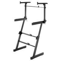 Hercules KS410 Auto lock Z Double brace Keyboard Stand with second Hercules KS410 Auto lock Z Double brace Keyboard Stand with second