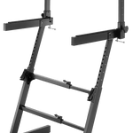 Hercules KS410 Auto lock Z Double brace Keyboard Stand with second Tier - 635464412009