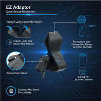 Hercules MH100B Quik - N - EZ Microphone Clip - 635464466545