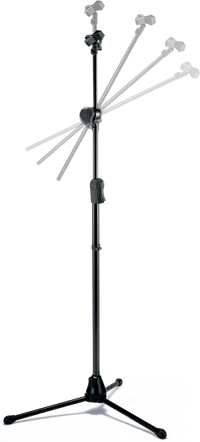 Hercules MS533B Tripod Microphone Stand with 2 - in - 1 Boom - 635464433356