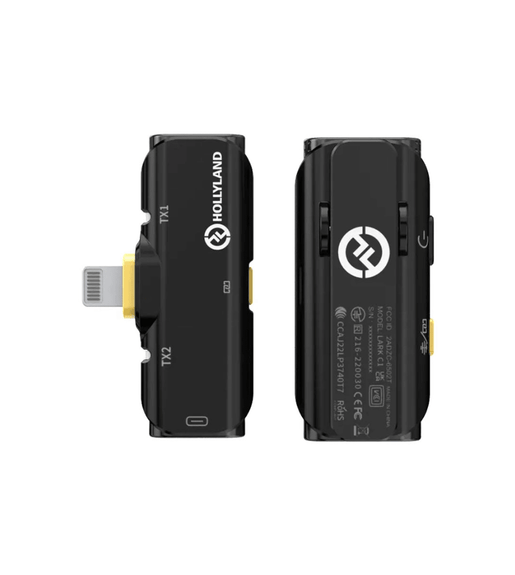 Hollyland LARK C1 SOLO IPHONE Wireless Microphone System with Lightning Connector for iOS - 6970758744027