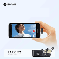 Hollyland Lark M2 Duo Wireless Lavalier Microphone System for iPhone (Charcoal) - 6976068112655