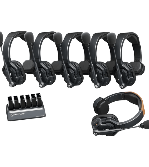 Hollyland SE - 6S Solidcom SE - 6S Wireless 6 Person Noise Cancelling Headset - 6976068116899