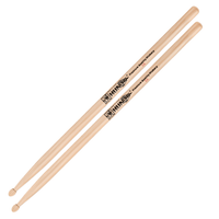 Hun HFBF5ANAT Drum Sticks 5A Hickory Natural wooden Tip - 