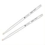 Hun HFBF5AWH Drumstick 5A Hickory Bluefire Series Wooden Tip White - 