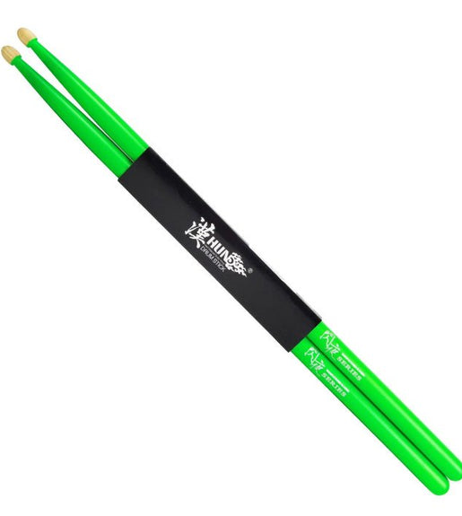 Hun HFFL5AGR Drum sticks 5A Fluorescent Series Green - 