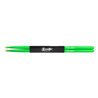 Hun HFFL5AGR Drum sticks 5A Fluorescent Series Green - 