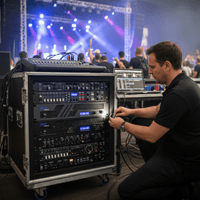 Hybrid B2400MK6 Powered Amplifier - 