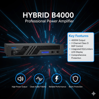 Hybrid B4000MK6 Powered Amplifier - 