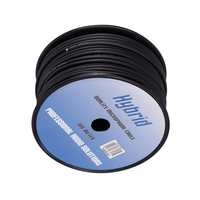 Hybrid CABHYB014 - 100 Black Microphone Cable 100 Meter - 