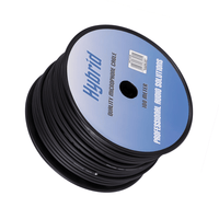 Hybrid CABHYB014 - 100 Black Microphone Cable 100 Meter - 