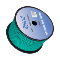 Hybrid CABHYB017 - 100 Microphone Cable 100 Meter Roll (Green) - 
