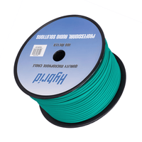 Hybrid CABHYB017 - 100 Microphone Cable 100 Meter Roll (Green) - 