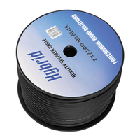 Hybrid CABHYB019 - 100 Black Speaker Cable 100 Meter - 