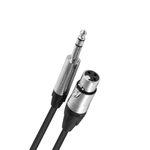 Hybrid CABHYB030 XLR female – 1/4″ jack (stereo) Cable - 10 meter - 