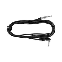 Hybrid CABHYB035 6.35mm Mono Jack - 6.35mm Mono Jack Right Angle Audio Cable 3M - 