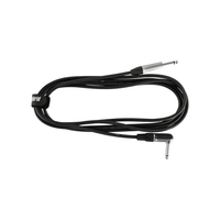 Hybrid CABHYB035 6.35mm Mono Jack - 6.35mm Mono Jack Right Angle Audio Cable 3M - 