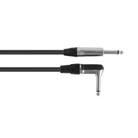 Hybrid CABHYB035 6.35mm Mono Jack - 6.35mm Mono Jack Right Angle Audio Cable 3M - 